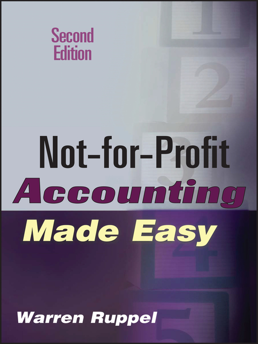 Cover image for Not-for-Profit Accounting Made Easy